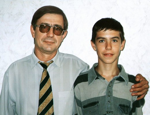 Леонид Матусевич с сыном